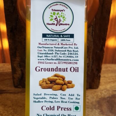 groundnut oil Organic Triaanyas health Mantra