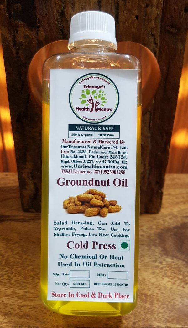 groundnut oil Organic Triaanyas health Mantra